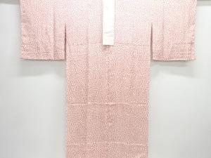 小花模様単衣長襦袢（刺繍衿付）